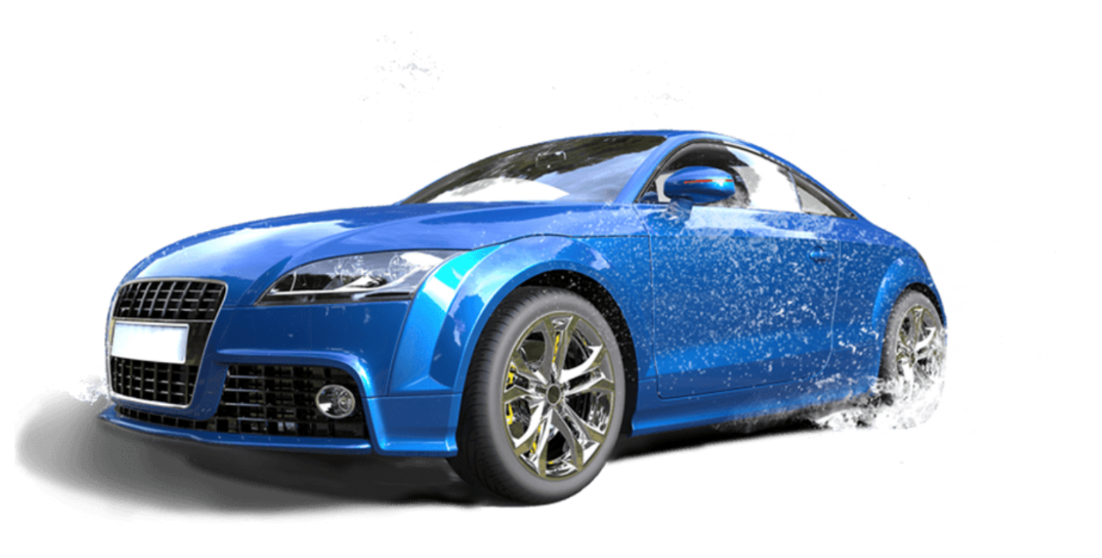 Blue Sports Car